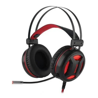 Headset Gamer Redragon Minos H210, Usb, 7.1, Led, Preto com Vermelho - Imagem do Produto