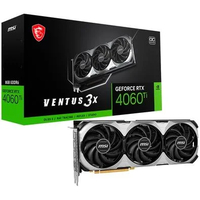 Placa De Vídeo Geforce Ddr6 08Gb/128 Bits Rtx 4060 Ti Msi Ventus 3X, 3 Fans, Dp, Hdmi, 912-V515-023, Gar: FAB - Imagem do Produto