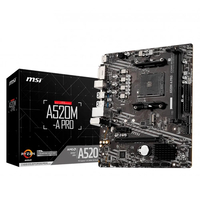 Placa-Mãe MSI A520M-A PRO, AMD AM4, MATX, DDR4 - Imagem do Produto