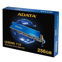 Ssd Nvme 256Gb Adata Legend 710 3.0 Aleg-710-256Gcs, Lê: 2.100 Mb/S, Grava: 1.000 Mb/S - Imagem do Produto