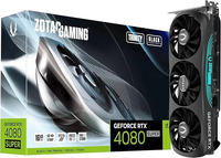 Placa De Vídeo Geforce Ddr6 16Gb/256 Bits Rtx 4080 Super Zotac Gaming, 3 Fans, Dp, Hdmi, Zt-D40820D-10P - Imagem do Produto