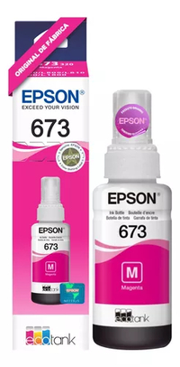 Refil de Tinta Epson Original T673320 Magenta 70ml - L800 L805 L L810 L850 L1800 - Imagem do Produto