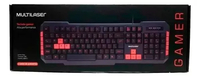 Teclado Gamer Multilaser Tc160, Abnt2, Vermelho - Imagem do Produto