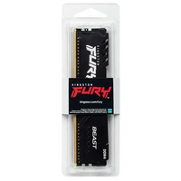 Memória Desktop Ddr5 8Gb/6000 Mhz Kingston Fury Beast Kf560C40Bb-8, Cl 40 - Imagem do Produto