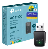 Adaptador Sem Fio Tp-Link Archer T3U Mini Ac1300, Wireless, Usb, Dual Band 2.4/5Ghz - Imagem do Produto