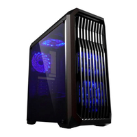 GABINETE GAMER BLUECASE BG-019 PRETO LATERAL ACRILICO, BG019GCASE - Imagem do Produto