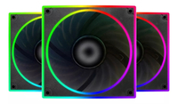 Cooler Fan Rgb Bluecase Bfr-22Rgb, Controlável, 6 Pinos, Led, 120X120X25 Mm - Imagem do Produto