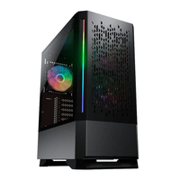 Gabinete Gamer Cougar 3851C60.0001 Mx430 Air, 3 Fans, Rgb, Sem Fonte, Vidro Temperado, Preto - Imagem do Produto