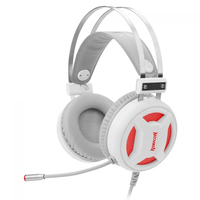 Headset Gamer Redragon Minos H210W, Usb, 7.1, Led, Branco com Cinza - Imagem do Produto