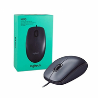 Mouse Usb Logitech M90, Preto, 1.000 Dpi, 910-004053 - Imagem do Produto