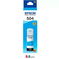 Refil de Tinta Epson Original T504220 Ciano 70ml - L4150 L4160 L6161 L6171 L6191 L14150 - Imagem do Produto