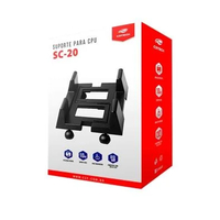 Suporte Para Gabinete Com Rodinhas, C3Tech Sc-20Bk - Imagem do Produto