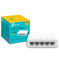 Switch 05 Portas Tp-Link Ls1005, Fast Ethernet, 10/100 Mbps, Case Plástico - Imagem do Produto