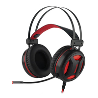 Headset Gamer Redragon Minos, 7.1 Virtual, Driver 50mm, USB, Preto e Vermelho - H210 - Imagem do Produto