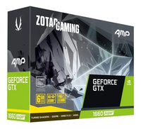 Placa De Vídeo Geforce Ddr6 06Gb/192 Bits Gtx 1660 Super Zotac Gaming, 2 Fans, Dp, Hdmi, Zt-T16620D-10M, Lhr - Imagem do Produto