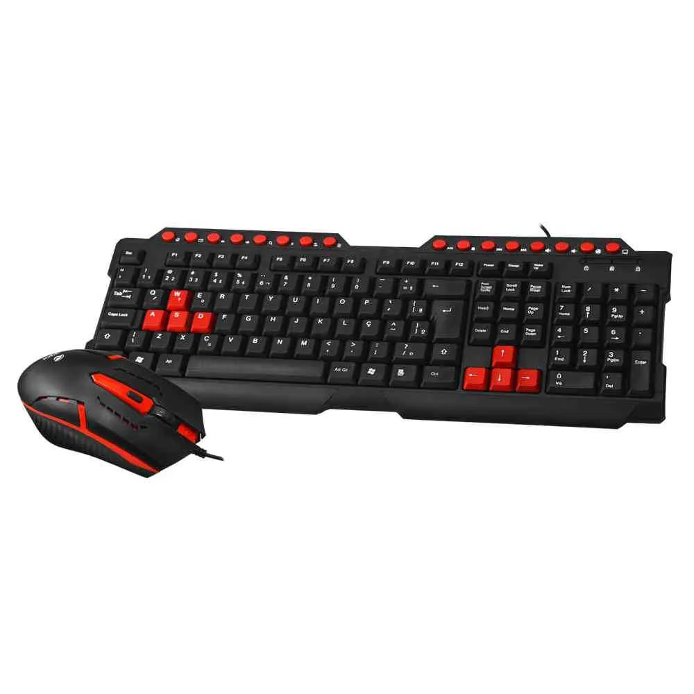 Kit Gamer, Teclado + Mouse Usb, C3Tech Gk-20Bk - Imagem do Produto