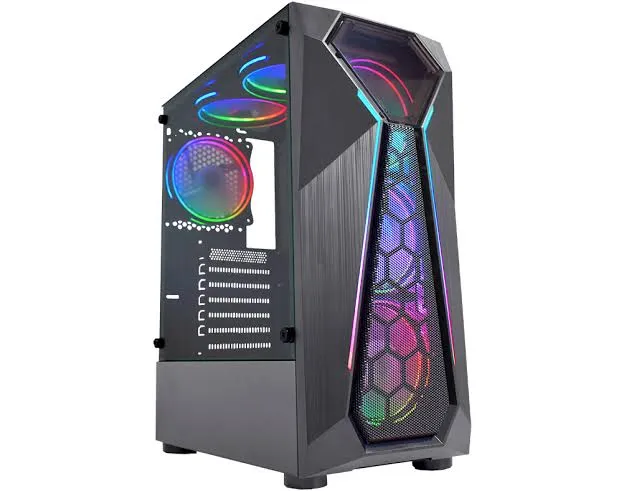 Gabinete Gamer Kmex Cg-A1D4, Preto, Sem Fonte, Sem Fan, Lateral De Vidro, Usb 3.0 - Imagem do Produto