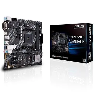 Kit upgrade | Placa mãe A520M-E | processador AMD Ryzen 5 4600G| Memória Ram 2x8 GB DDR 4 - Imagem do Produto