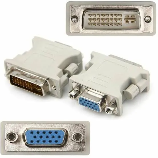 Adaptador Md9 4623, Dvi-I Macho 24+5 X Vga Fêmea, Dual Link - Imagem do Produto