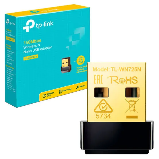 Adaptador Sem Fio Tp-Link Tl-wn725N, Usb, 150 Mbps - Imagem do Produto