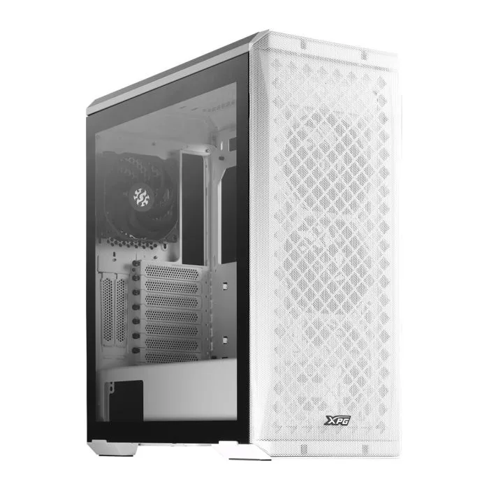 Gabinete Gamer Xpg Defender 75260193, 3 Fans, Sem Fonte, Vidro Temperado, Branco, Gar: FAB - Imagem do Produto