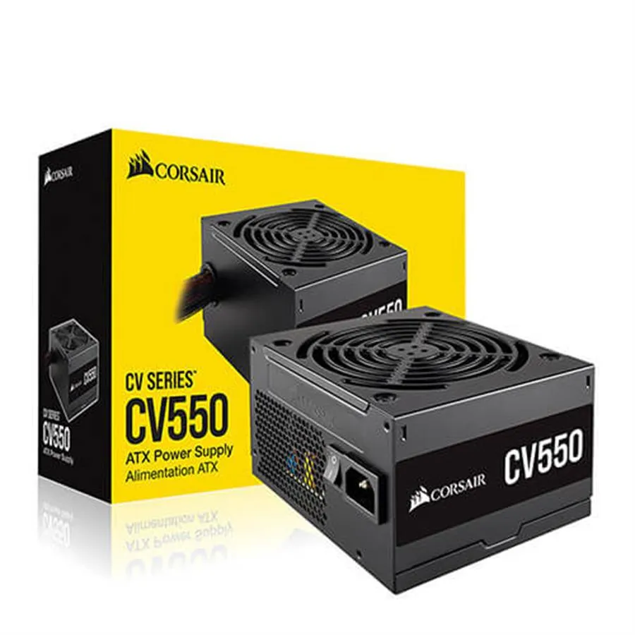 Fonte Atx 550 W Corsair Cv550, 80 Plus Bronze, Cp-9020210-Br - Imagem do Produto