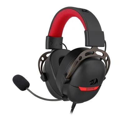 Headset Gamer Redragon Aurora H376Br, Usb, 7.1, Preto com Vermelho, Gar: T3M - Imagem do Produto