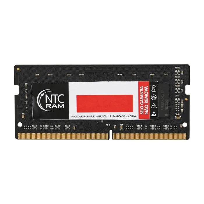 Memória Notebook Ddr4 04Gb/2666 Mhz Ntc, Ntckf2666Nd4-4Gb, Gar: T9M - Imagem do Produto