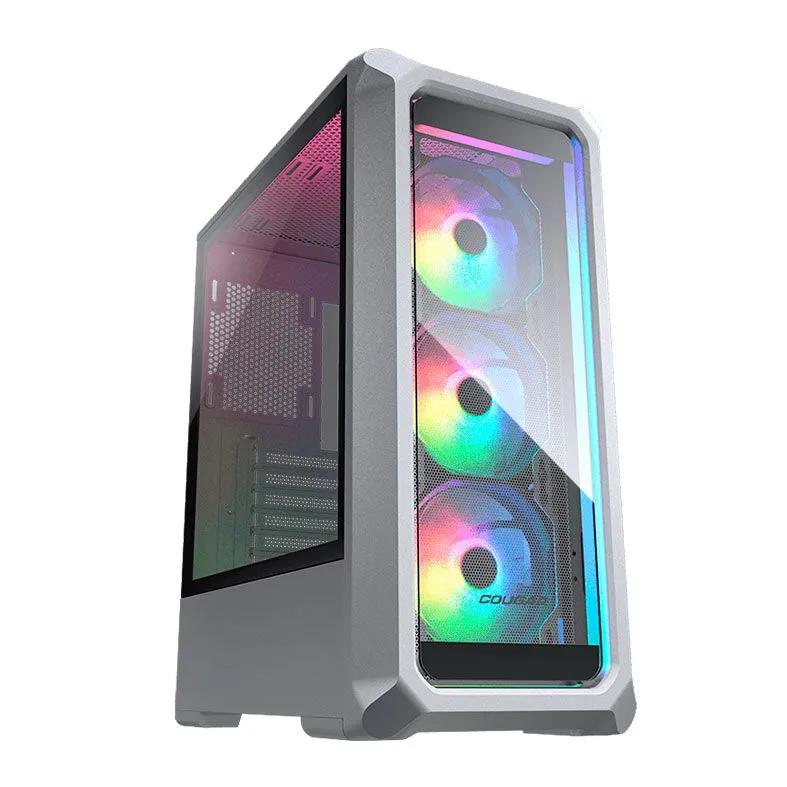 GABINETE GAMER COUGAR ARCHON 2 RGB, MID-TOWER, LATERAL DE VIDRO, COM 3 FANS, BRANCO, 385CC50.0004 - Imagem do Produto