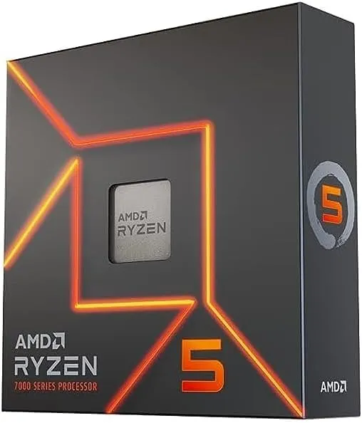 Processador AMD Ryzen 5 7600X Box (AM5/6 Cores/12 Threads/5.3GHz/38MB Cache/Radeon Graphics) Com Vídeo/Sem Cooler] - Imagem do Produto