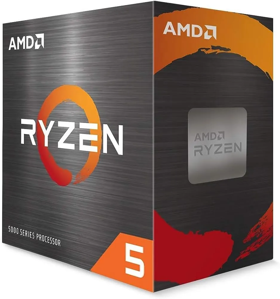 Processador Am4 Amd Ryzen 5 5600X, 3.7 Ghz, Max Turbo 4.6 Ghz, 35 Mb Cache, Sem Vídeo Integrado - Imagem do Produto