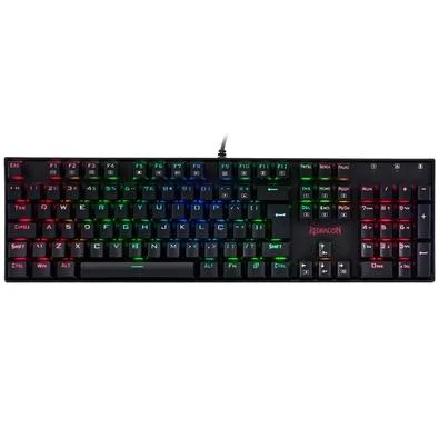 Teclado Gamer Mecânico Redragon Mitra, Switch Blue, K551-1 Pt-Blue, Preto - Imagem do Produto