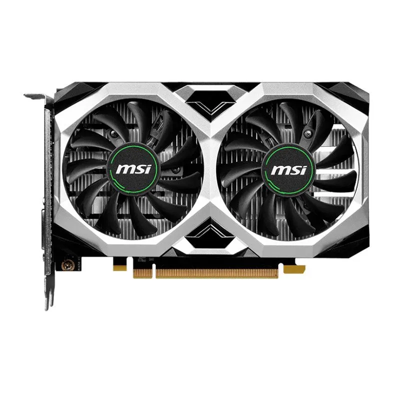 Placa De Vídeo Geforce Ddr6 04Gb/128 Bits Gtx 1650 Msi Ventus Xs, 2 Fans, Dp, Hdmi, Dvi, 912-V812-003 - Imagem do Produto