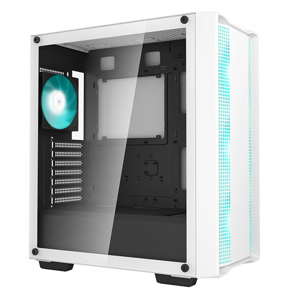 Gabinete Gamer DeepCool CC560 V2, White, Mid Tower, Vidro Temperado, ATX, Sem Fonte, Com 4 Fans, R-CC560-WHGAA4-G-2 - Imagem do Produto