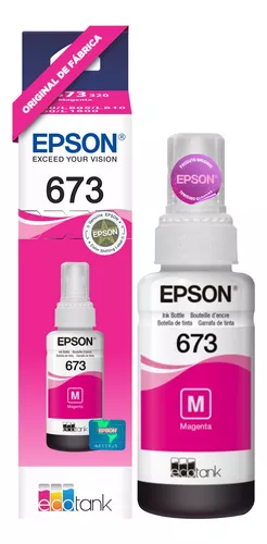 Refil de Tinta Epson Original T673320 Magenta 70ml - L800 L805 L L810 L850 L1800 - Imagem do Produto