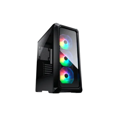 Gabinete Gamer Cougar 385Cc50.0003 Archon 2 Black, 3 Fans, Rgb, Sem Fonte, Vidro Temperado - Imagem do Produto