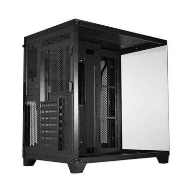 Gabinete Gamer Kmex Cg-02J1 Ghost Shark, Sem Fonte, Sem Fan, Led Rgb, Preto, Lateral De Vidro - Imagem do Produto