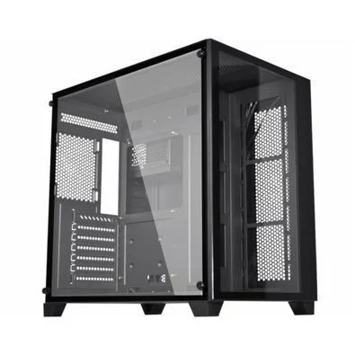 Gabinete Gamer Kmex Cg-P2R4 Space, Sem Fonte, Sem Fan, Lateral De Vidro, Preto - Imagem do Produto