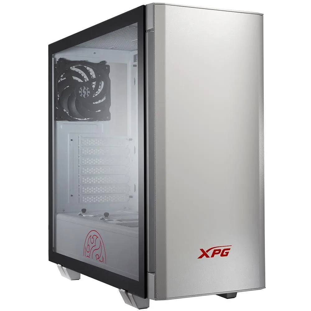 Gabinete Gamer Xpg Invader, Mid Tower, ARGB, Com Fan, Lateral Em Vidro, Branco - 75260033 - Imagem do Produto