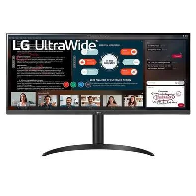 Monitor Gamer Led 34" Lg 34Wp550, Ips, Ultrawide, 5Ms, 75Hz, Full Hd, 2Hdmi, Headphone Out, Aj. Altura, Preto - Imagem do Produto