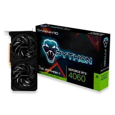 Placa De Vídeo RTX 4060 8GB Python Ii Gddrd6 128b Gainward - Ne64060019p1-1070v - Imagem do Produto