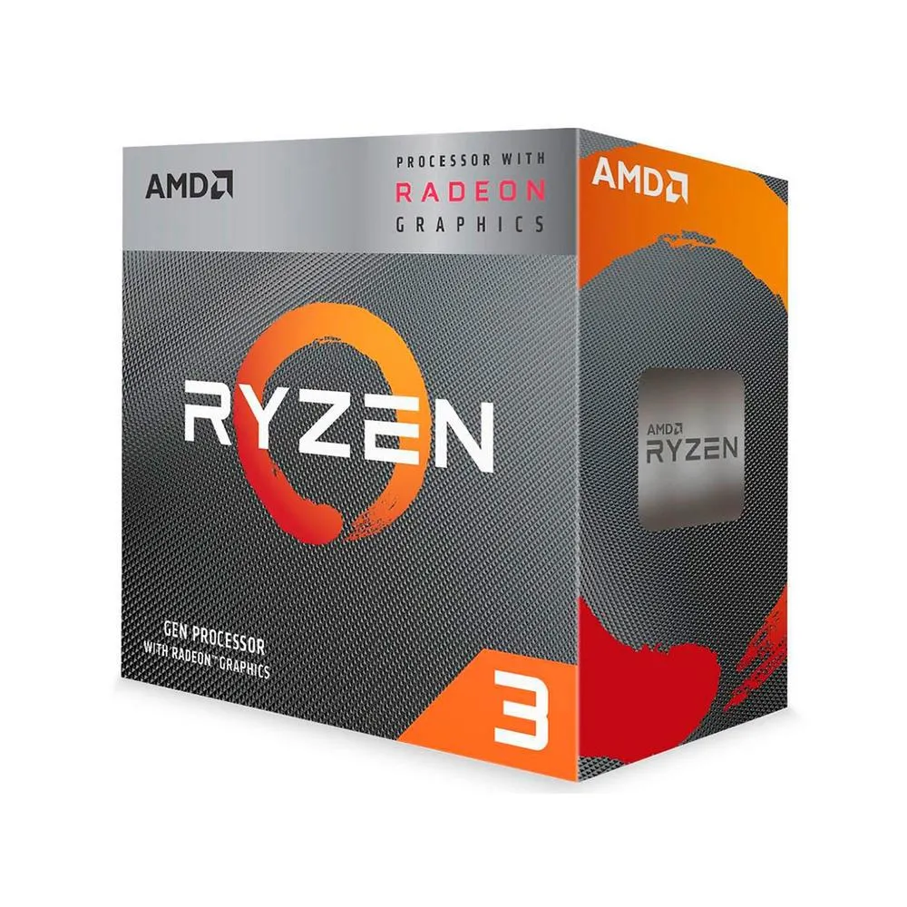 Processador AMD Ryzen 3 3200G, 3.6GHz (4GHz Max Turbo), Cache 6MB, AM4 - YD3200C5FHBOX - Imagem do Produto