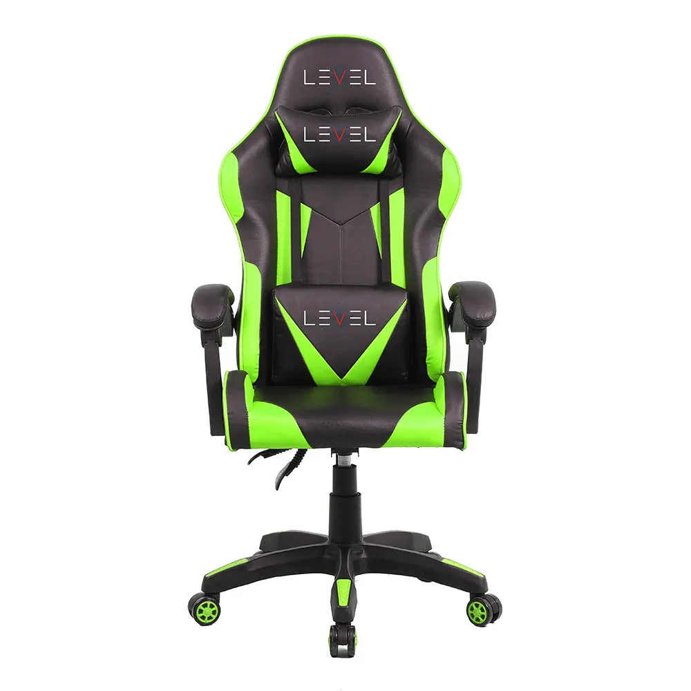 Cadeira Gamer LEVEL lv-c01dn Preto e Verde - Imagem do Produto