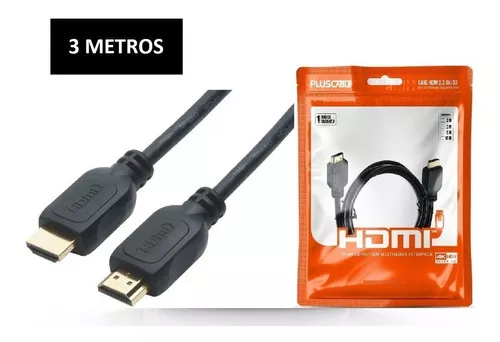 Cabo Hdmi 03 Metros Pluscable Pc-Hdmi30 V2.0 Basic - Imagem do Produto