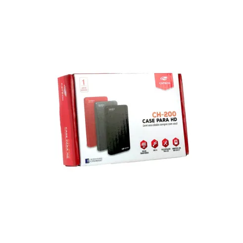 Gaveta Para Hd Externo C3Tech Ch-200Bk, 2,5", Usb 2.0, Preto - Imagem do Produto