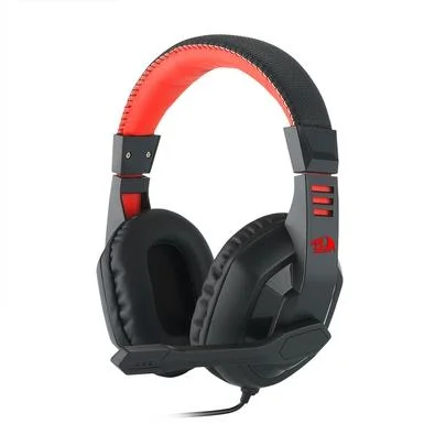 Headset Gamer Redragon Ares H120-Rgb, P3+Usb, Rgb, Preto com Vermelho - Imagem do Produto