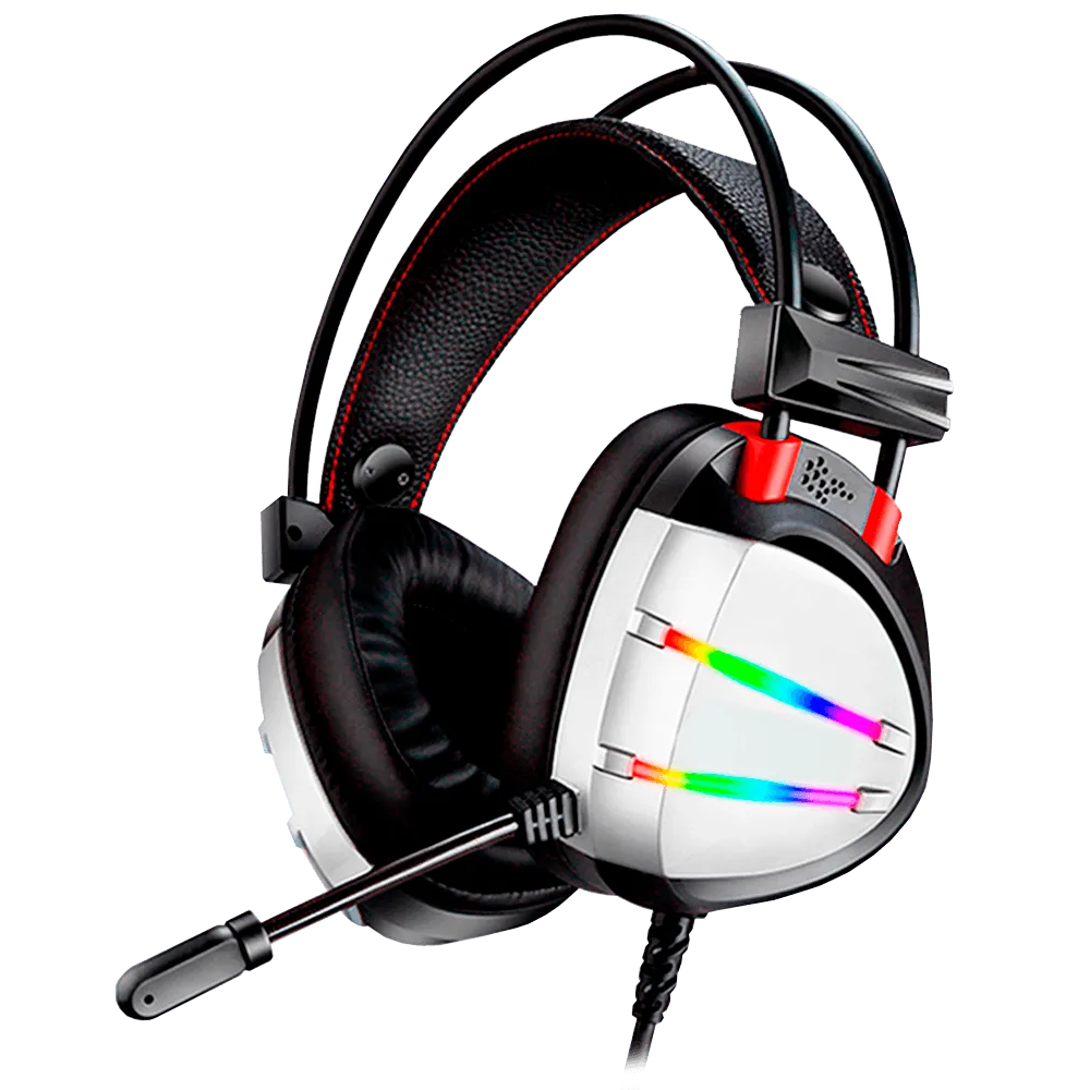 Headset Gamer Kmex Ar70 02 Rgb, 7.1, Preto/Prata, Com Microfone, Usb - Imagem do Produto