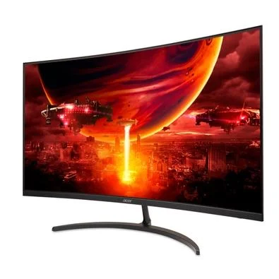 Monitor Gamer Led 32" Acer Curvo Nitro Edt320Q S3Biipx, Va, 1Ms, 180Hz, Fhd, Dp, Hdmi, Alto Falante, Preto, Gar: FAB - Imagem do Produto