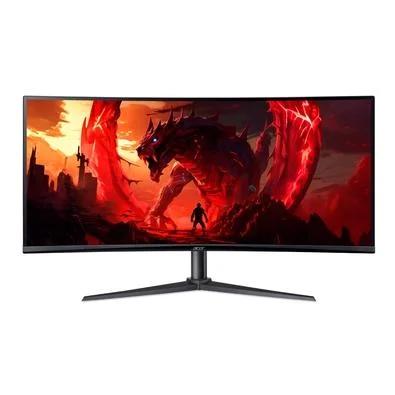 Monitor Gamer Led 34" Acer Curvo Ed340cU Hbiipx, Va, Ultrawide, 1Ms, 100Hz, Qhd, Dp, Hdmi, Alto Falante, Preto, Gar: FAB - Imagem do Produto