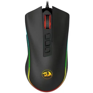 Mouse Gamer Redragon M711 Cobra Rgb, 12.400 Dpi, Chroma, Rgb, Preto - Imagem do Produto